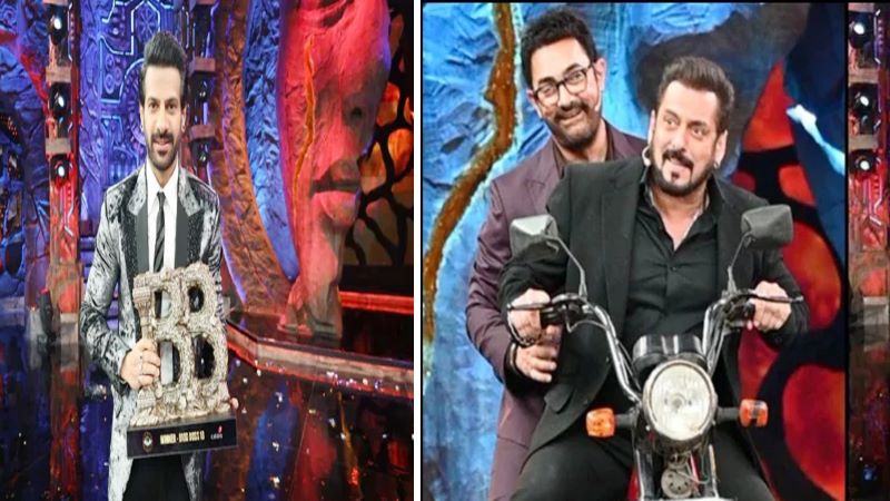 ‘বিগ বস ১৮’-এর আকর্ষণ আমির খান, ট্রফি জিতলেন করণবীর